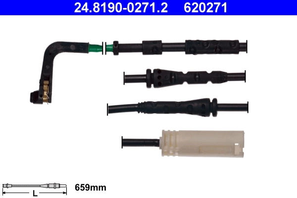Sensor de desgaste de pastillas de freno delantero izquierdo para BMW 3  E92