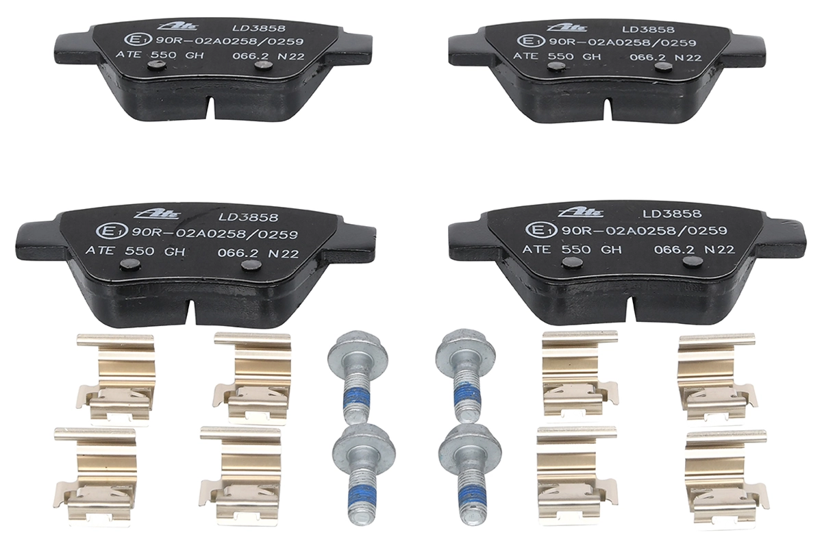 Pastillas de freno traseras Volkswagen Jetta 6 162, 163, AV3, AV2, AY2, AY3