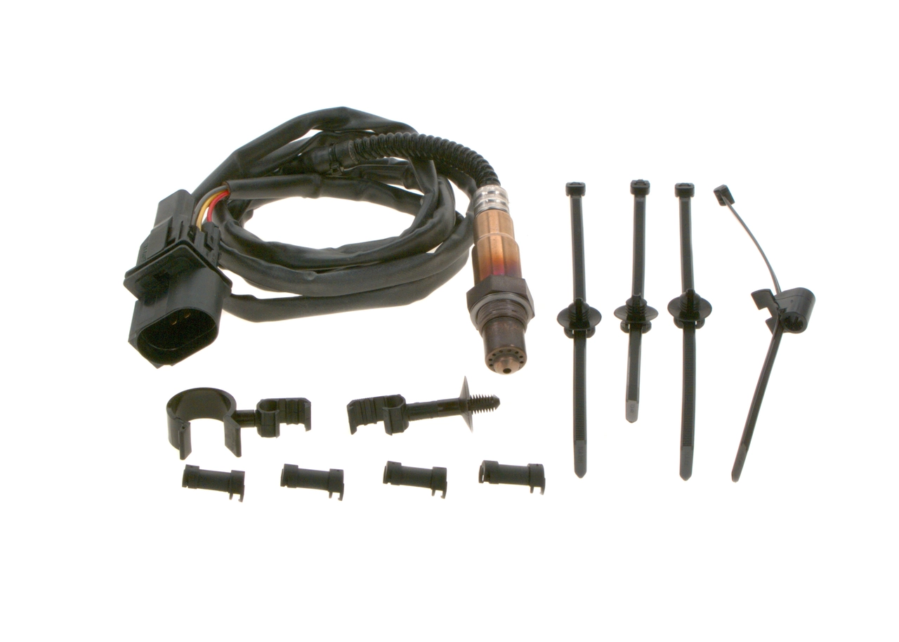 Sonda lambda, sensor de oxígeno antes del catalizador izquierdo 0258007361 Bosch