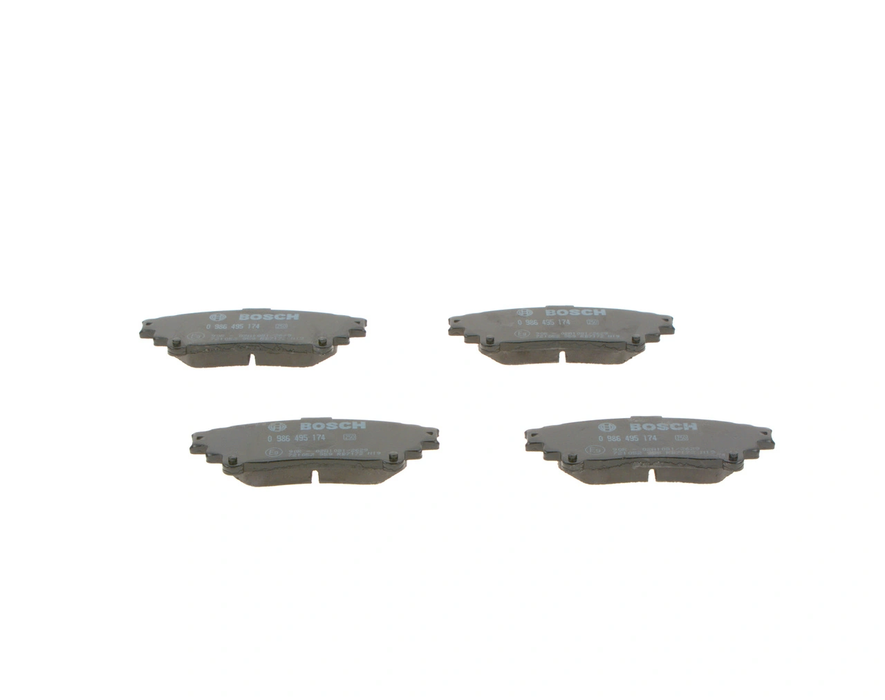 Pastillas de freno traseras 0986495174 Bosch