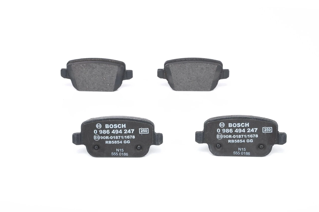 0986494247 Bosch Pastillas freno traseras