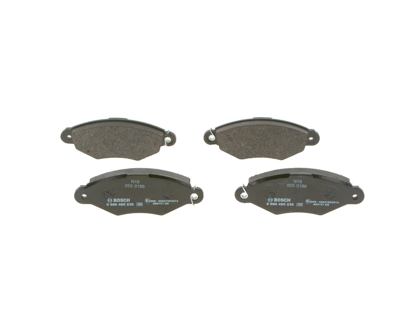 Comprar 0986495235 Bosch Pastillas delanteras de freno