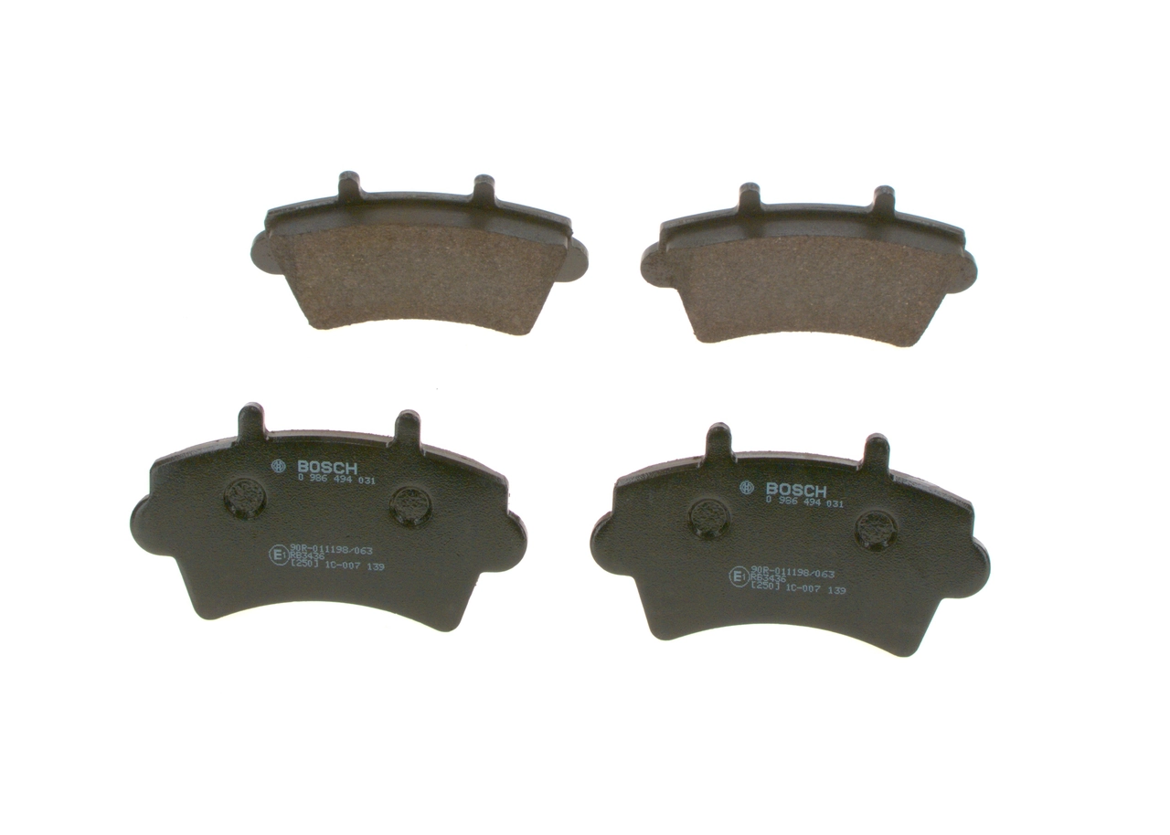 Comprar 0986494031 Bosch Pastillas delanteras de freno