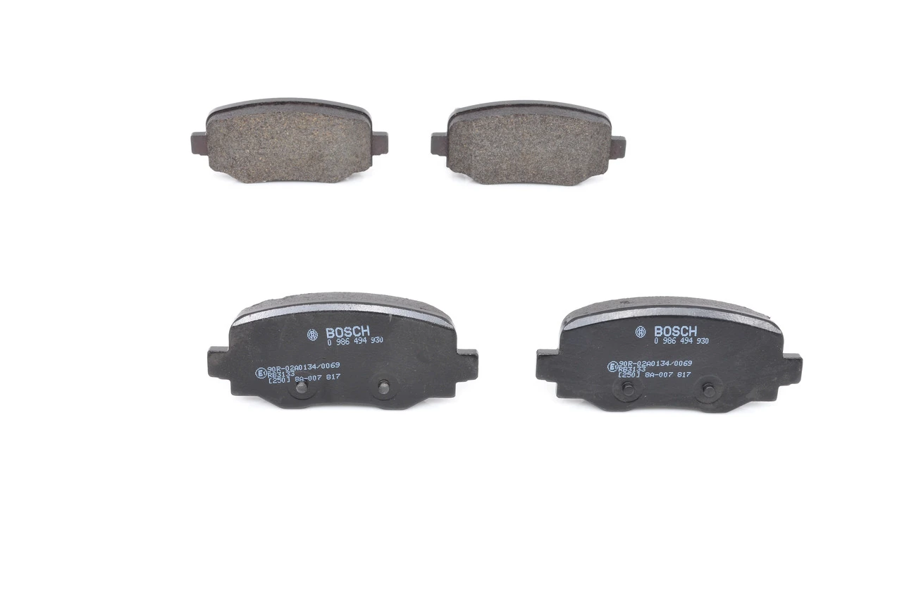 0986494930 Bosch Pastillas freno traseras