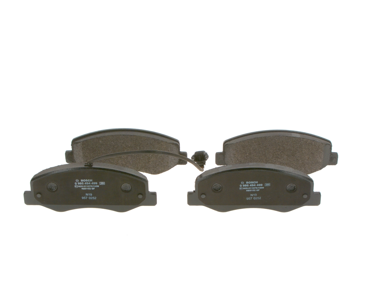 Comprar 0986494499 Bosch Pastillas de freno traseras