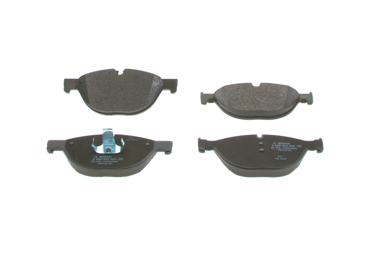 0986494429 Bosch Pastillas delanteras