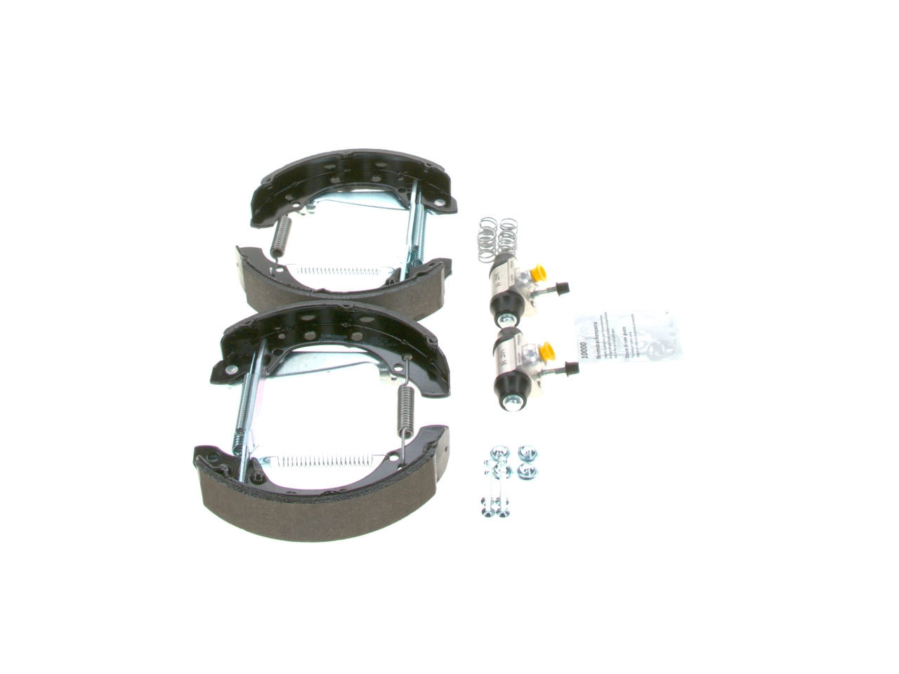 0204114546 Bosch Juego de zapatas de frenos de tambor, con cilindros, completo