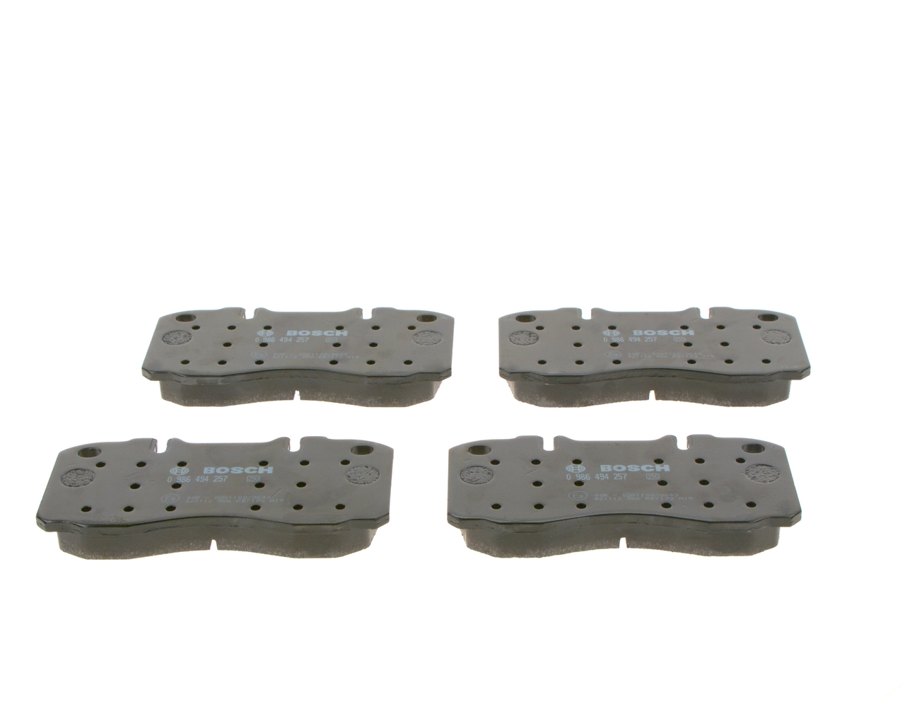 Comprar 0986494257 Bosch Pastillas delanteras de freno