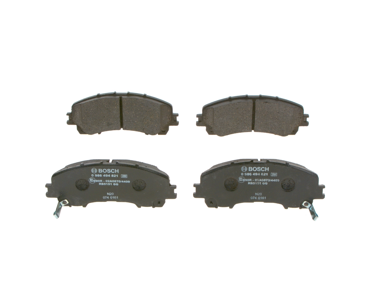 Comprar 0986494821 Bosch Pastillas delanteras de freno