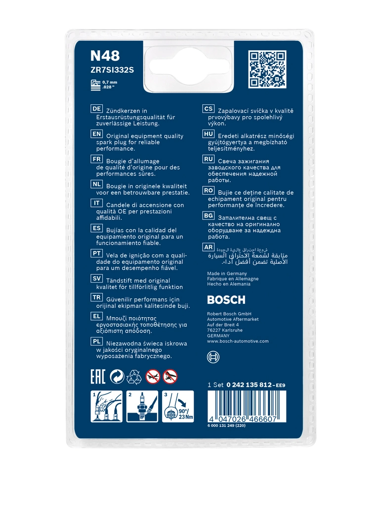 Bujías Bosch 0242135812 precio, desde 11,74 EUR