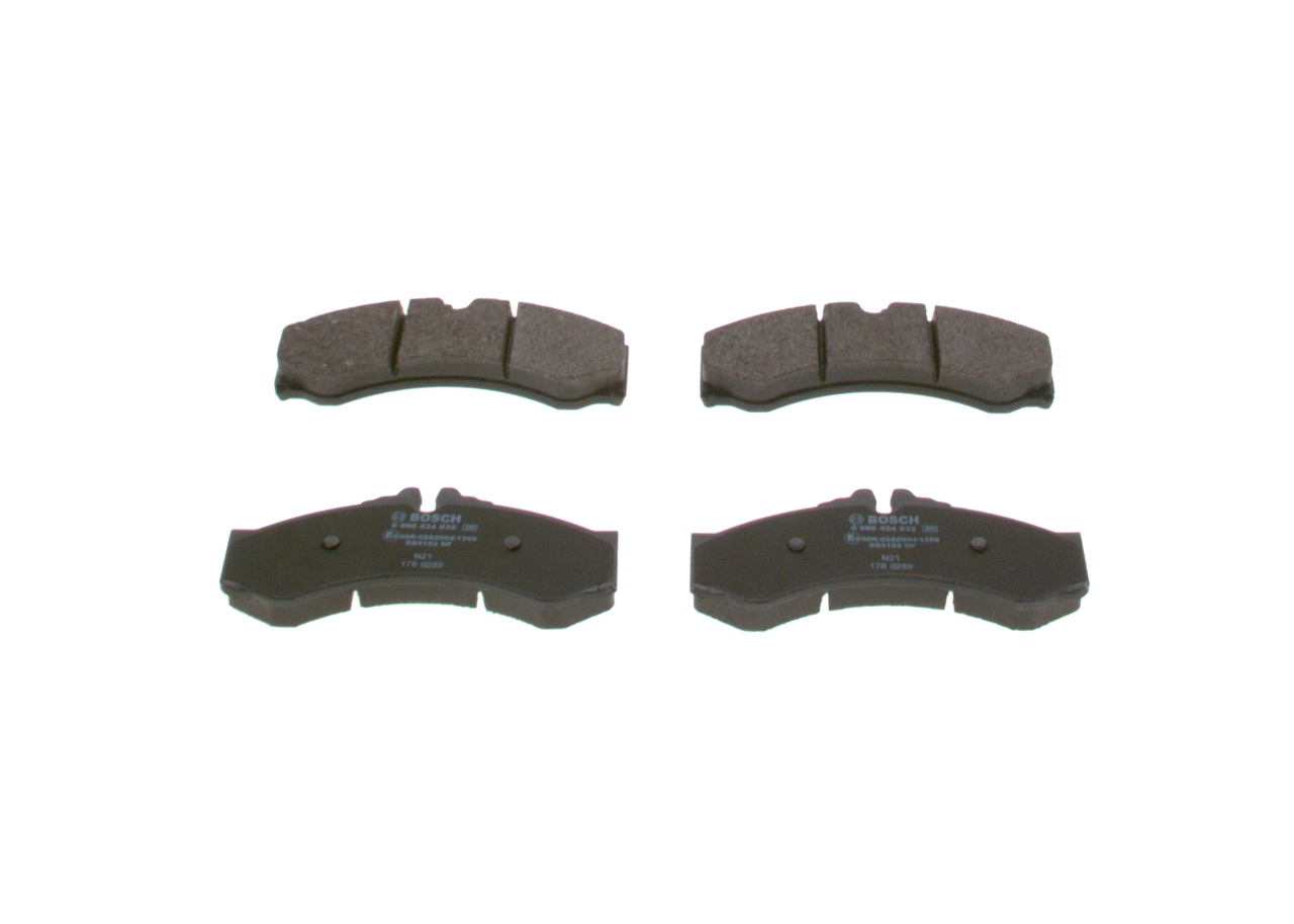 Comprar 0986424832 Bosch Pastillas delanteras de freno