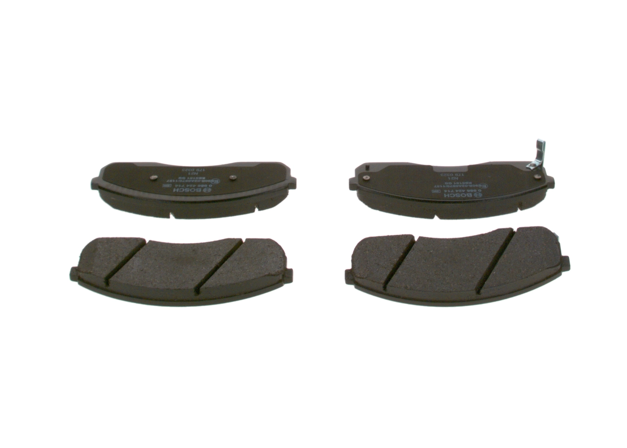 0986424714 Bosch Pastillas delanteras
