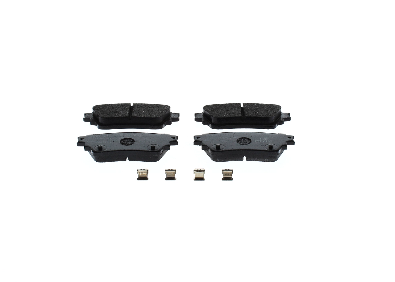 0986460008 Bosch Pastillas freno traseras