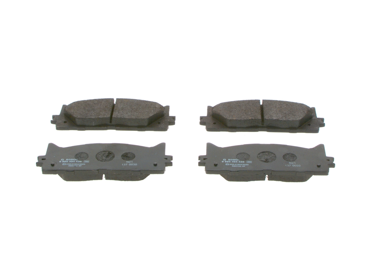 0986494430 Bosch Pastillas delanteras