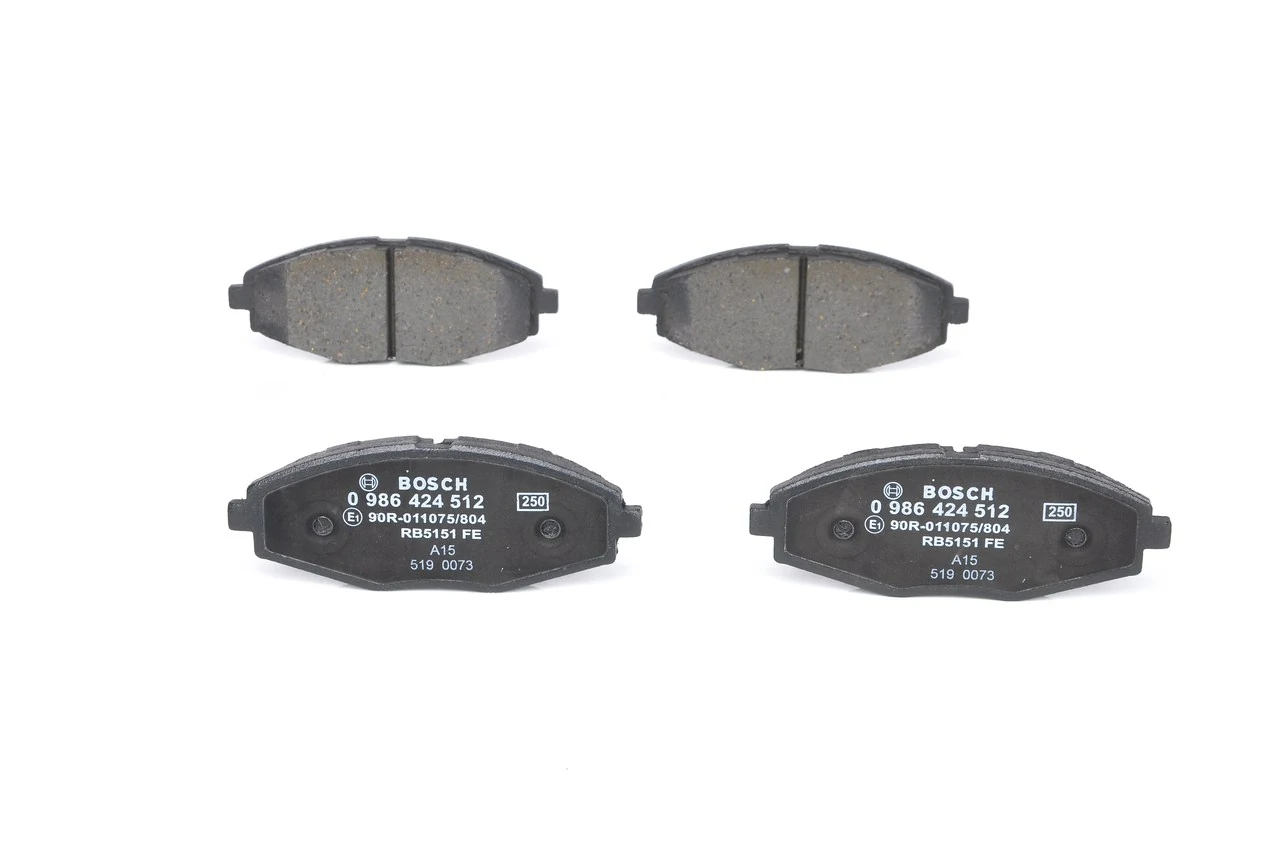 Pastillas de freno 0986424512 Bosch