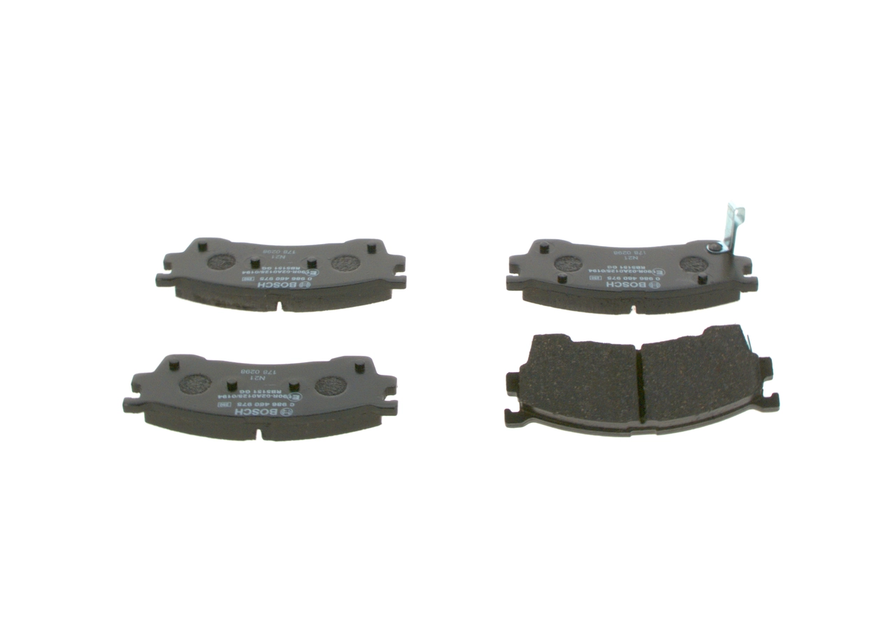 0986460975 Bosch Pastillas delanteras