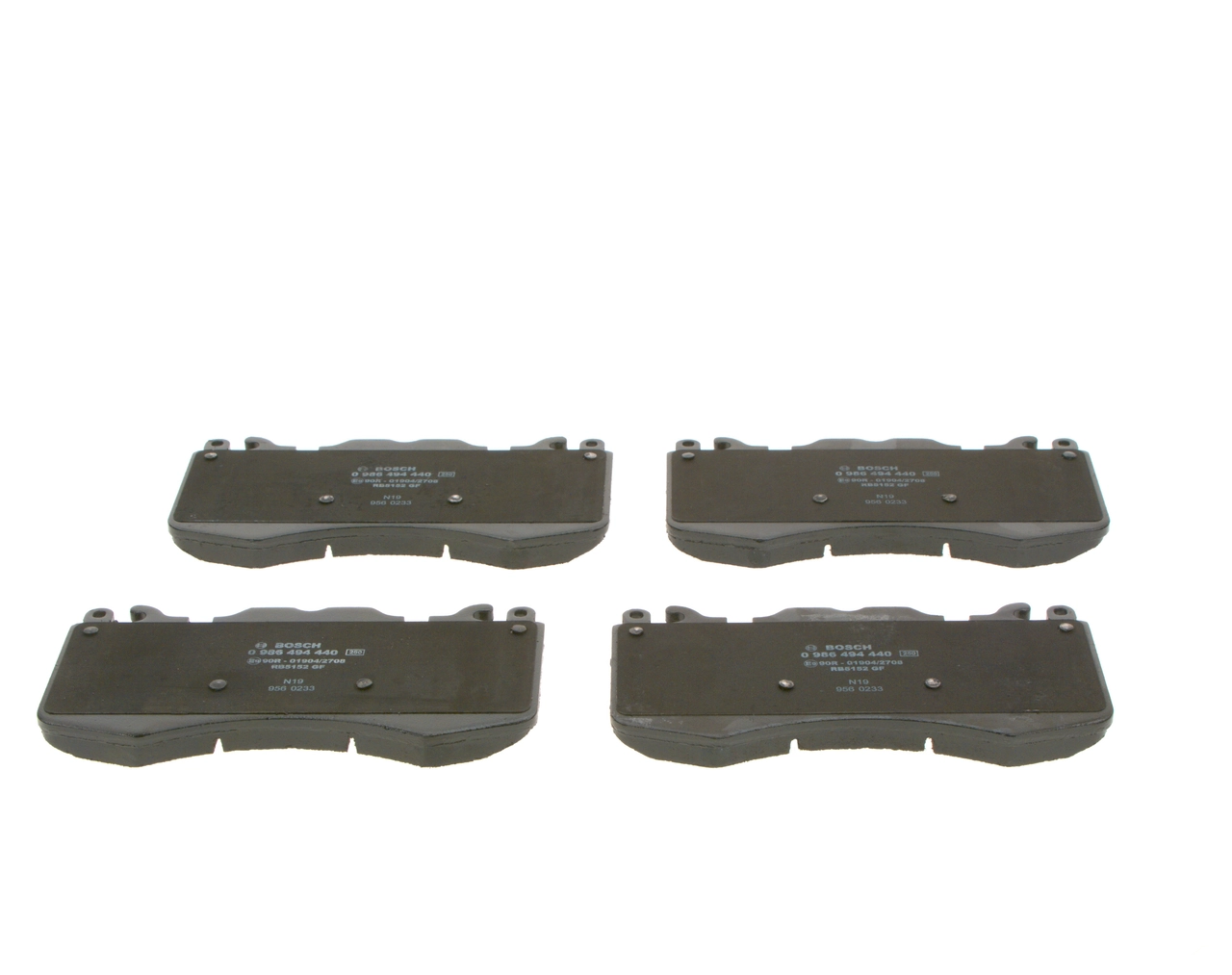 0986494440 Bosch Pastillas delanteras