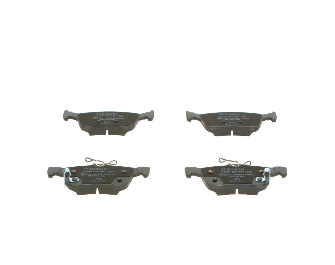 Pastillas traseras de freno Bosch 0986424807 precio, desde 96,11 EUR