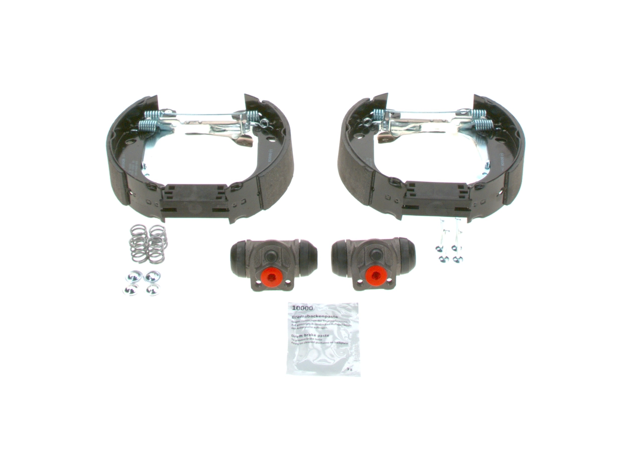 0204114073 Bosch Kit frenos, disco de tambor, con cilindros, completo 