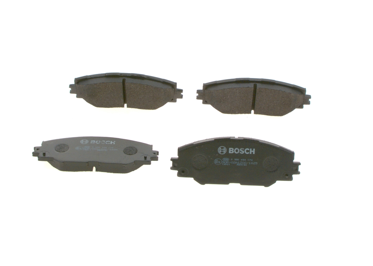 0986494174 Bosch Pastillas delanteras