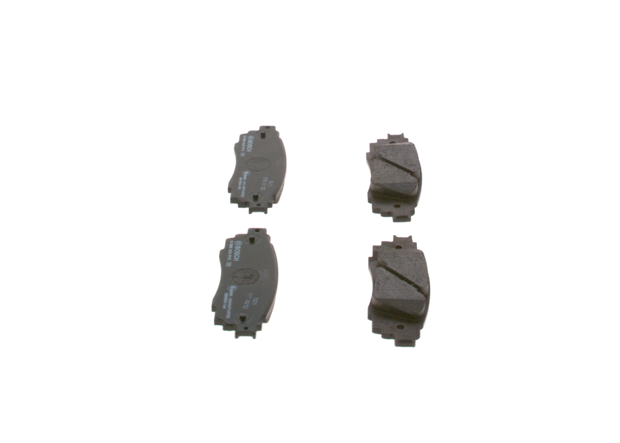 0986424912 Bosch Pastillas freno traseras