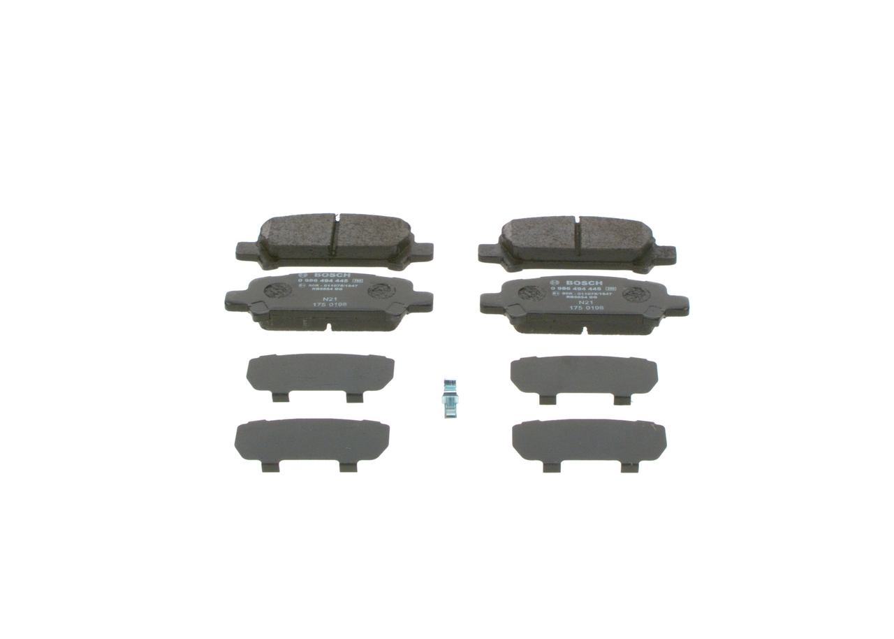 0986487886 Bosch Zapatas de freno de tambor traseras