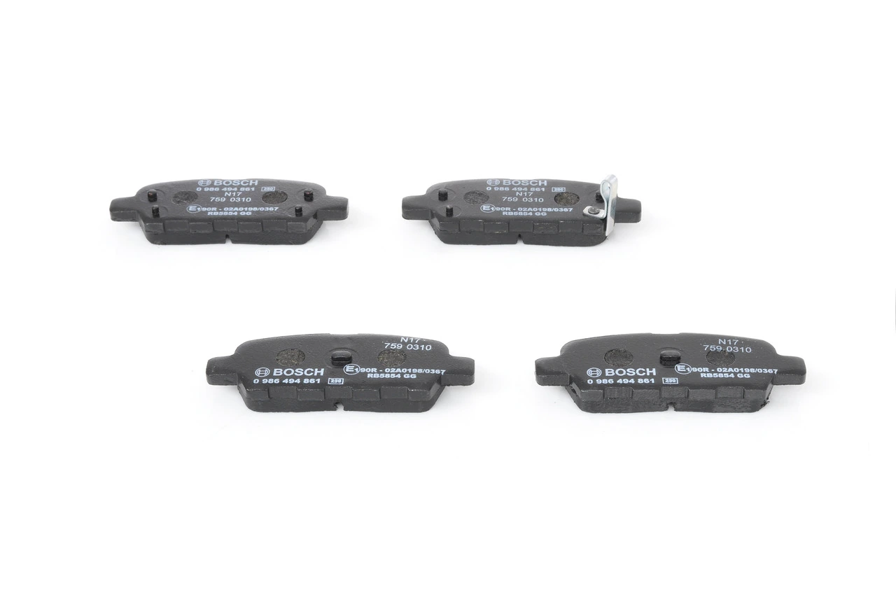 Comprar 0986494861 Bosch Pastillas de freno traseras