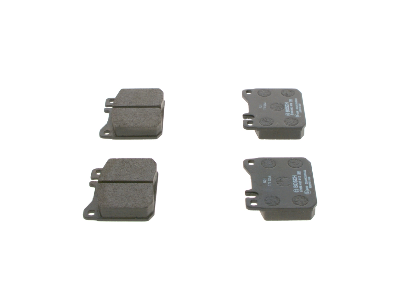0986463412 Bosch Pastillas delanteras
