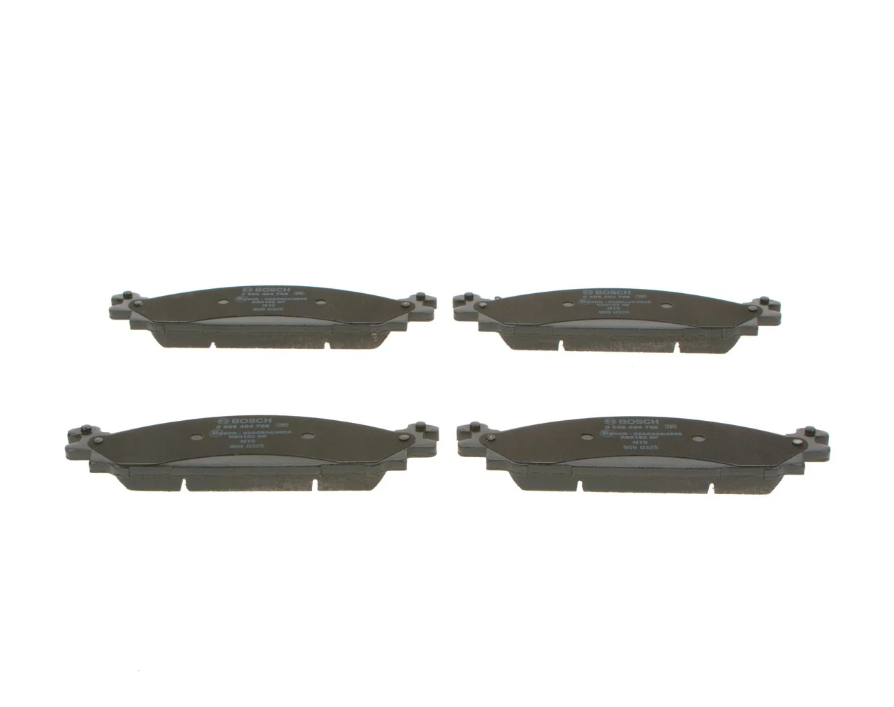 Pastillas de freno 0986494758 Bosch
