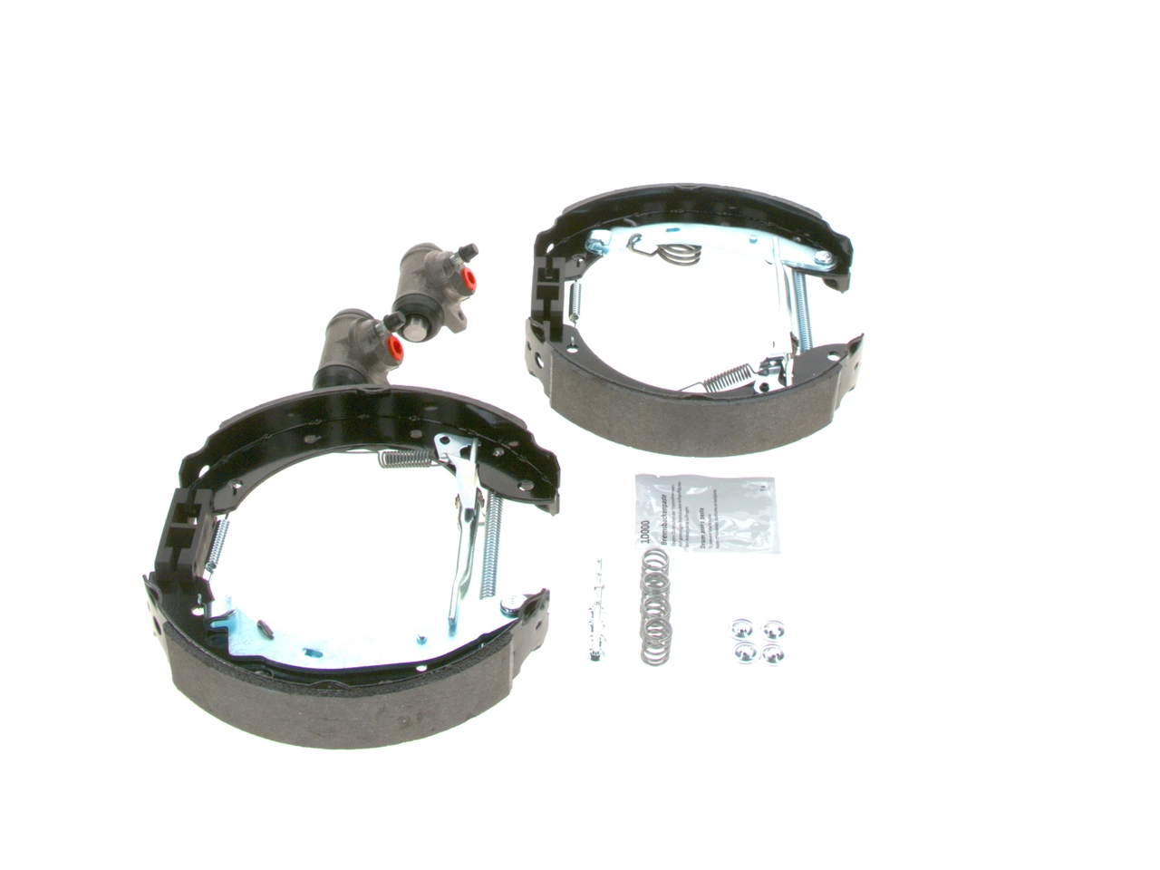 0204114556 Bosch Kit frenos, disco de tambor, con cilindros, completo 