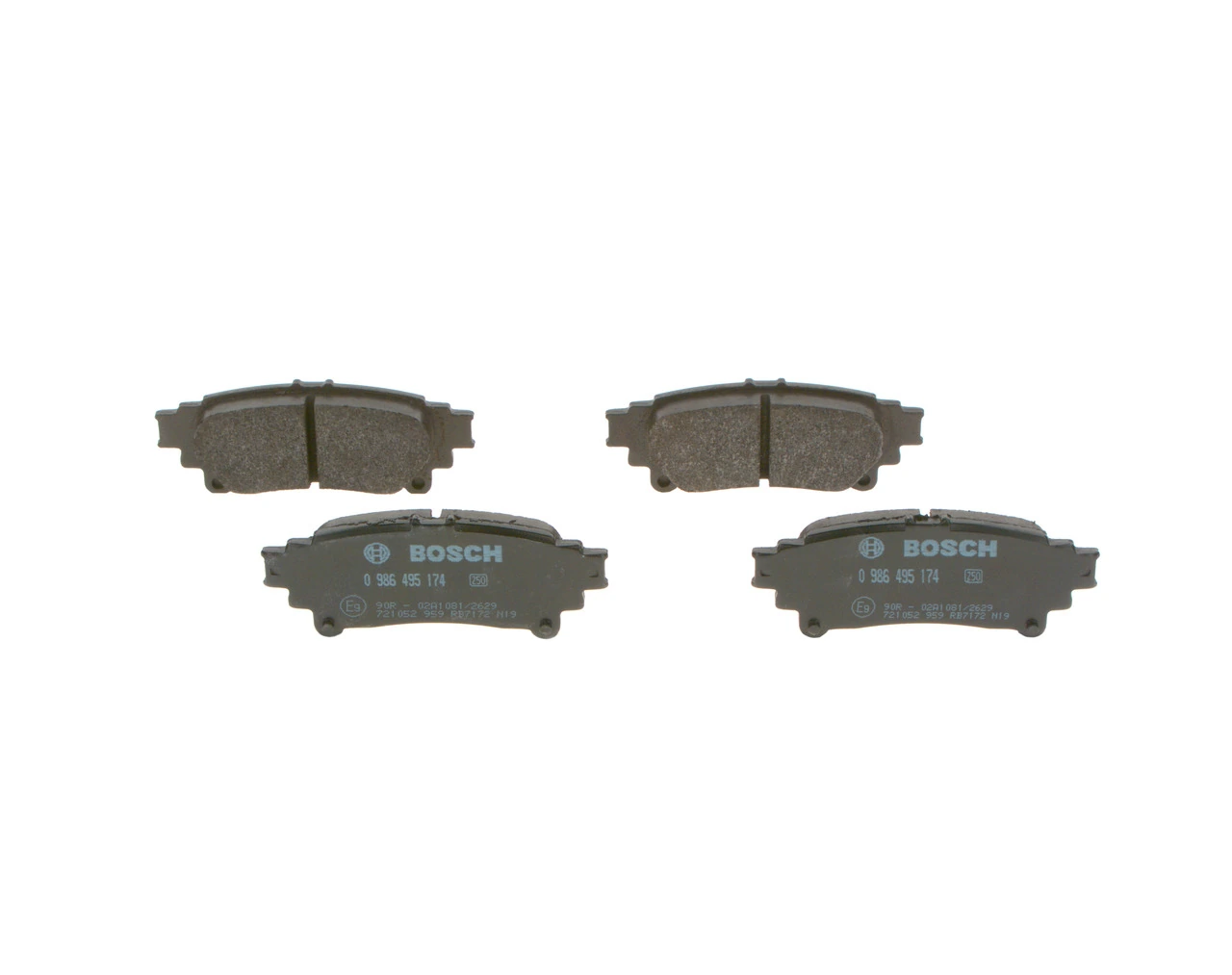 Pastillas traseras de freno Bosch 0986495174 precio, desde 26,91 EUR