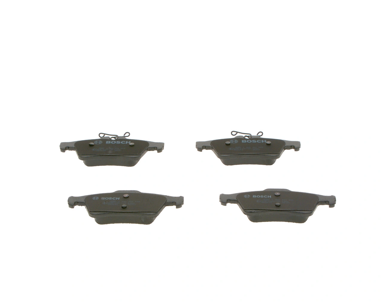 0986494528 Bosch Pastillas freno traseras