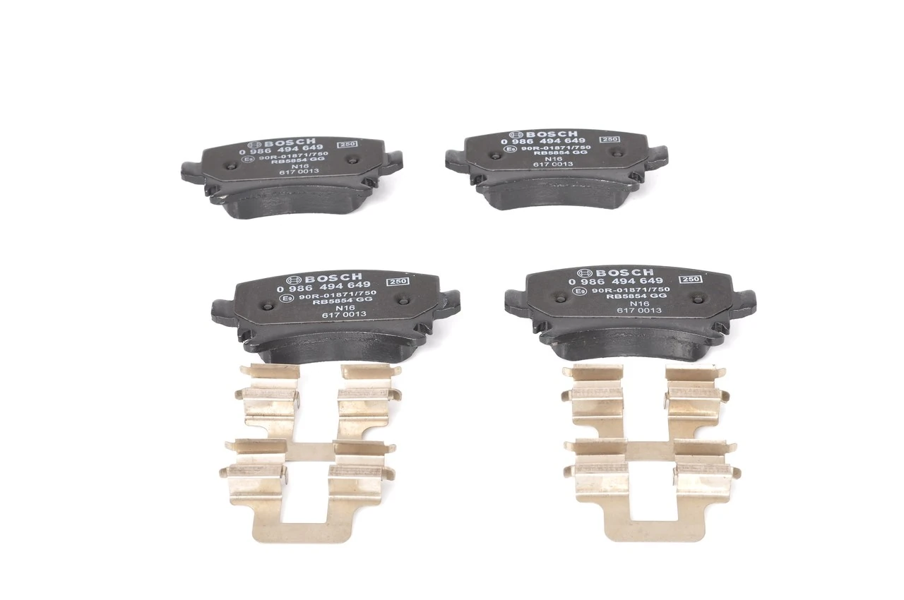 0986494649 Bosch Pastillas freno traseras
