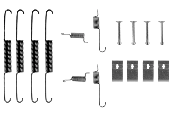Juego de montaje, zapatas de freno traseras para Mazda 626 III (GD)