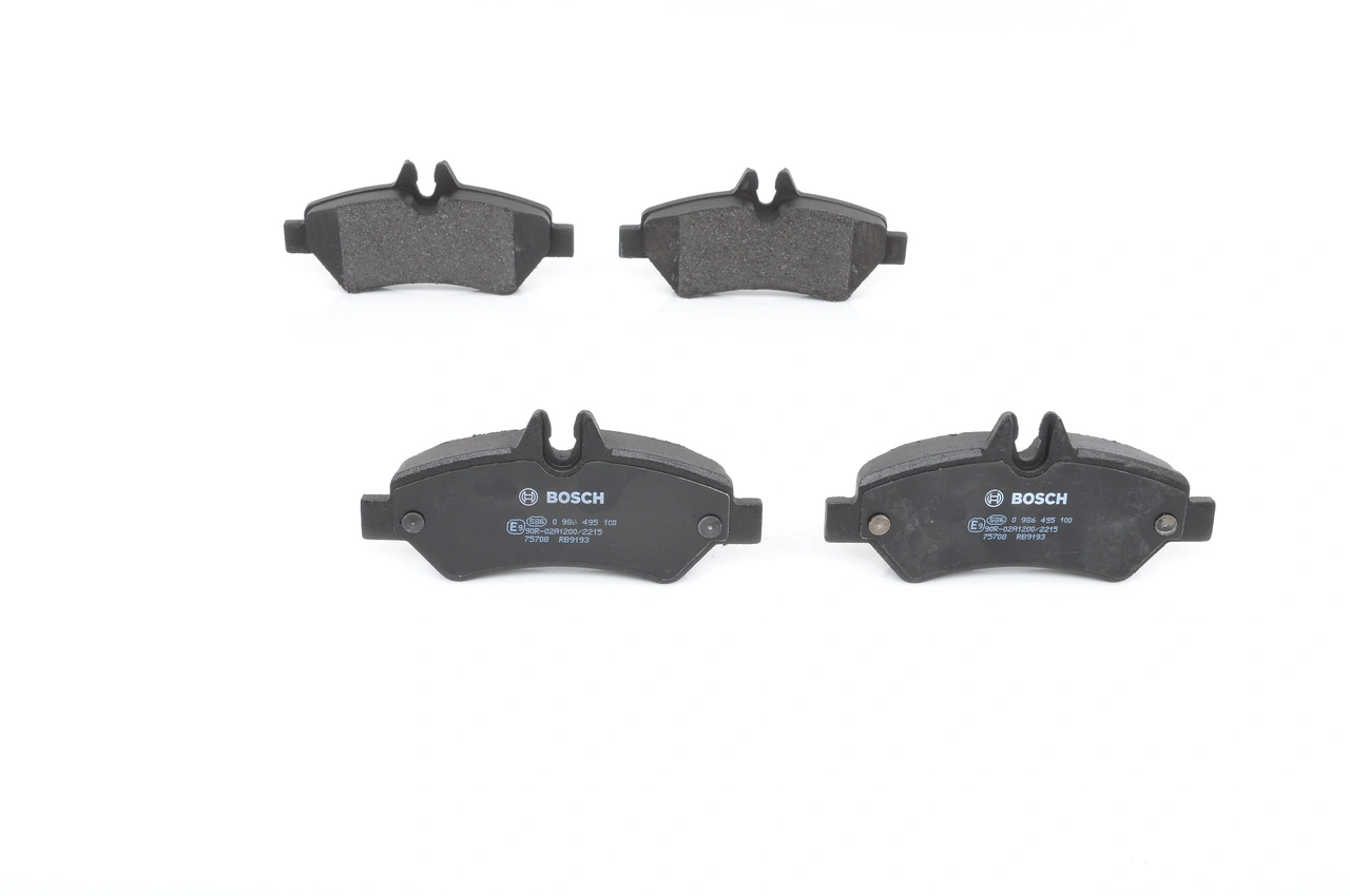 Pastillas de freno traseras 0986495100 Bosch