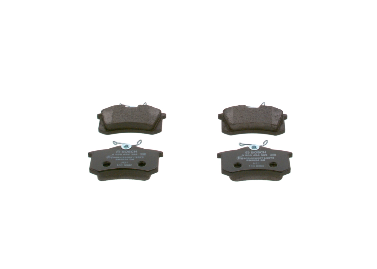 Pastillas traseras de freno Bosch 0986494399 precio, desde 23,23 EUR