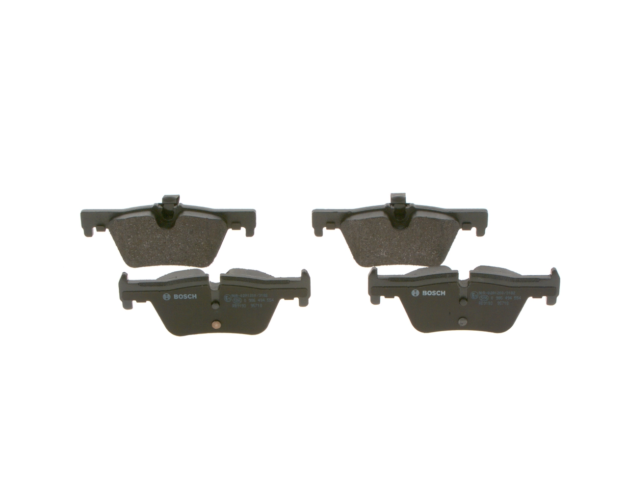 Comprar 0986494554 Bosch Pastillas de freno traseras