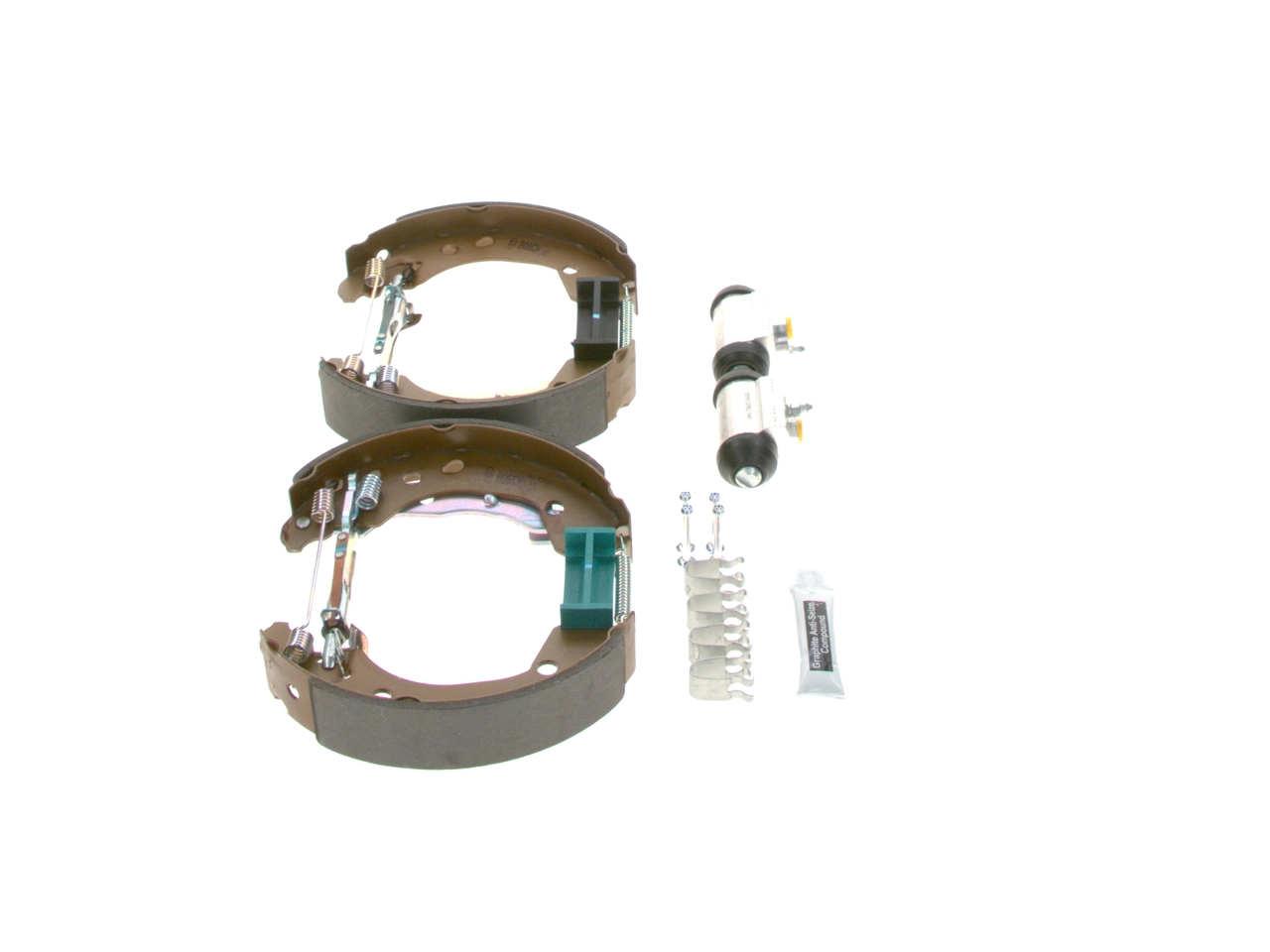 0204114626 Bosch Zapatas de freno de tambor traseras