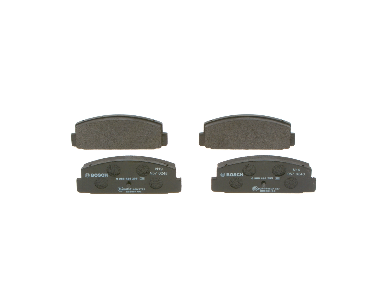 Pastillas de freno traseras 0986424295 Bosch