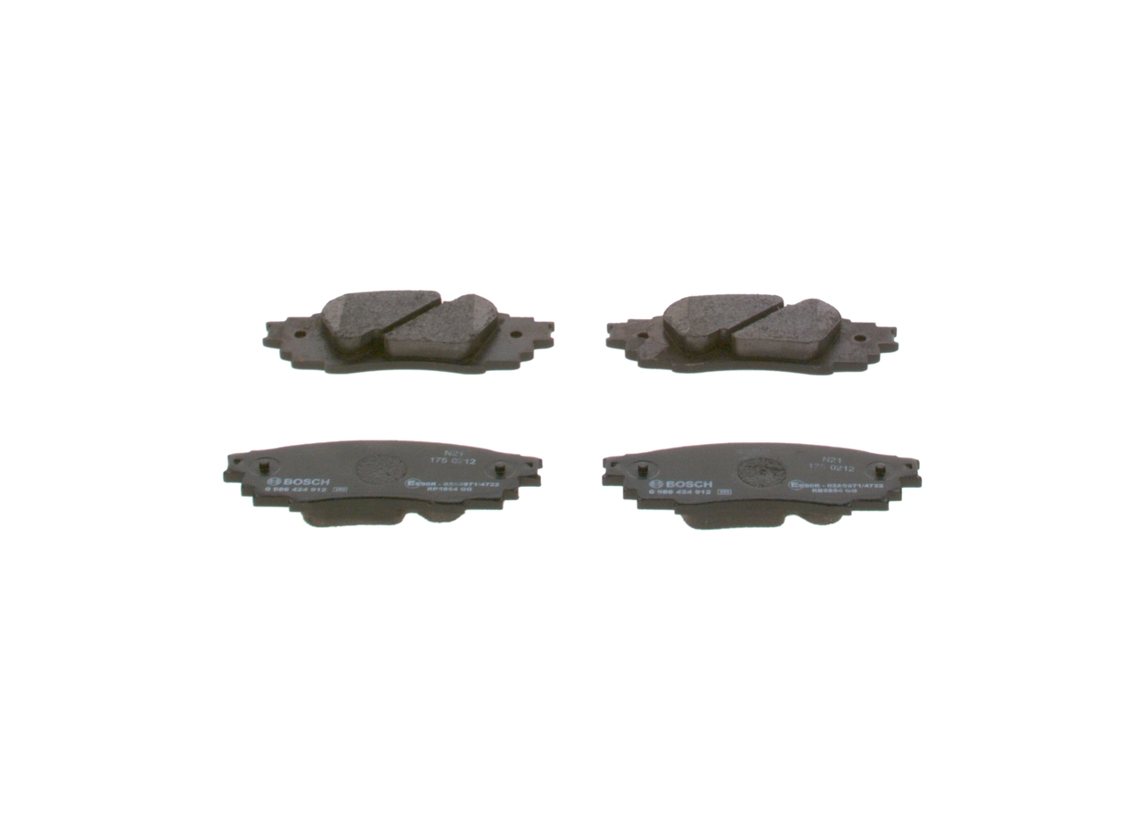 Pastillas traseras de freno Bosch 0986424912 precio, desde 25,82 EUR