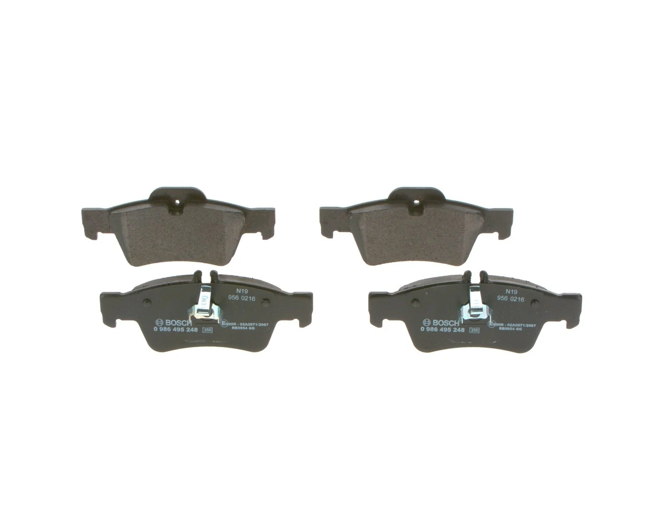 Pastillas traseras de freno Bosch 0986495248 precio, desde 24,33 EUR