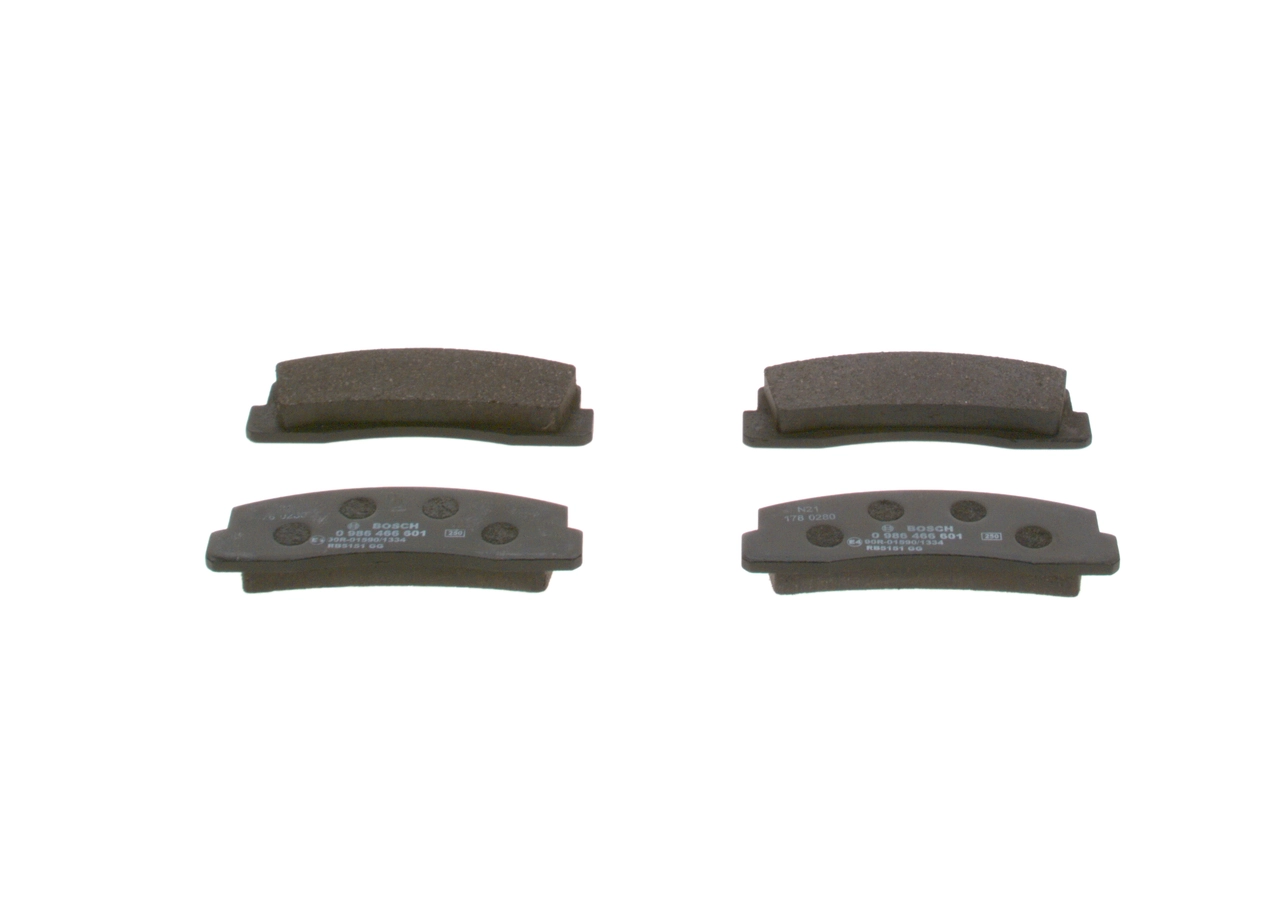 Pastillas freno delanteras Bosch 0986466601 precio, desde 18,34 EUR