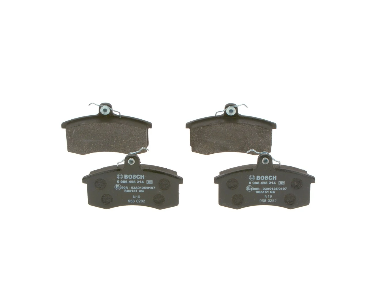 Comprar 0986495214 Bosch Pastillas delanteras de freno
