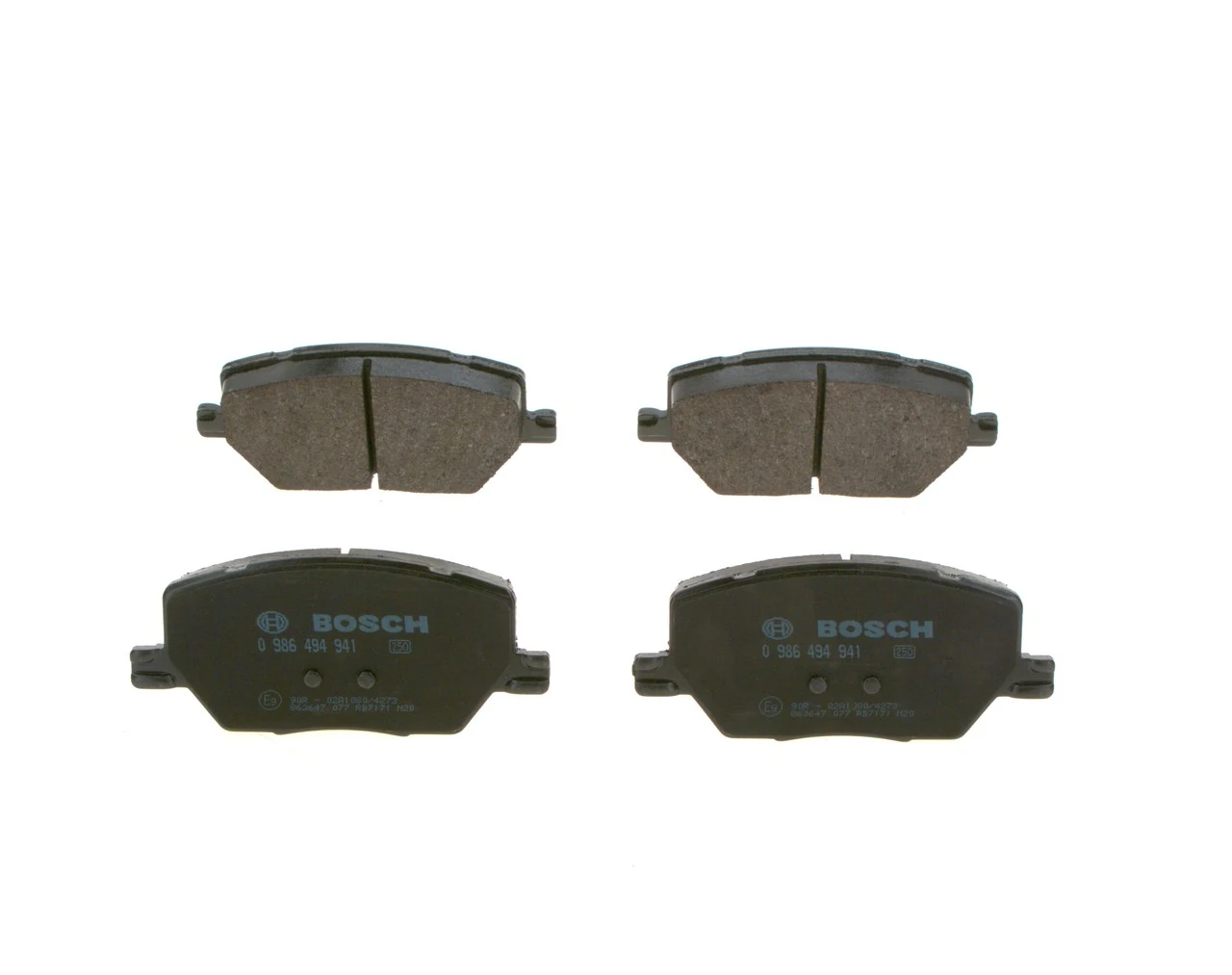0986494941 Bosch Pastillas delanteras