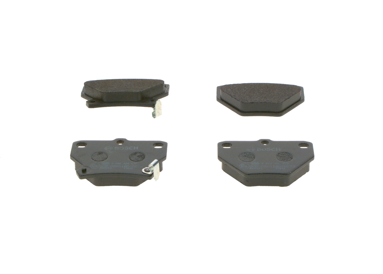 0986424630 Bosch Pastillas freno traseras