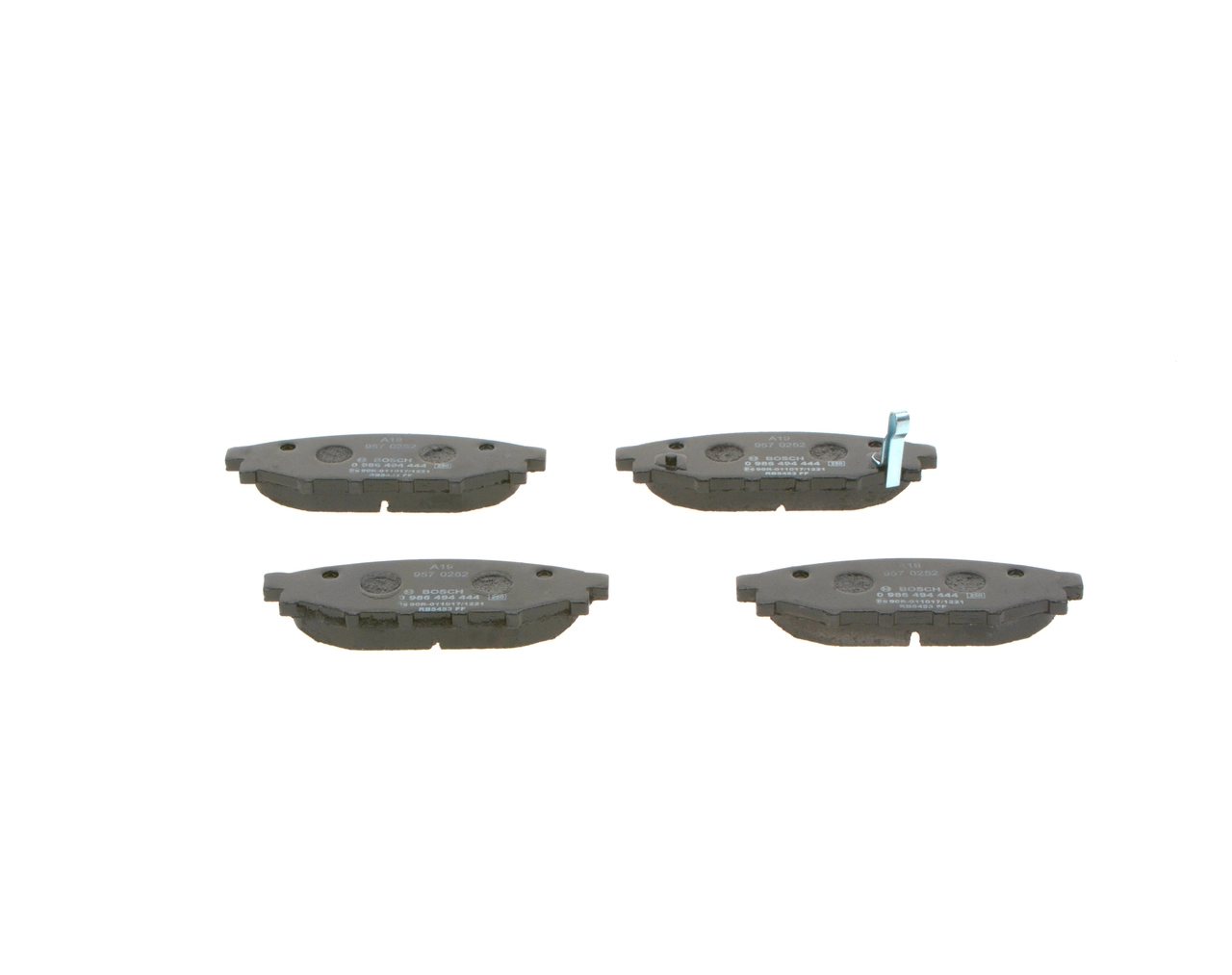 Pastillas de freno traseras 0986494444 Bosch