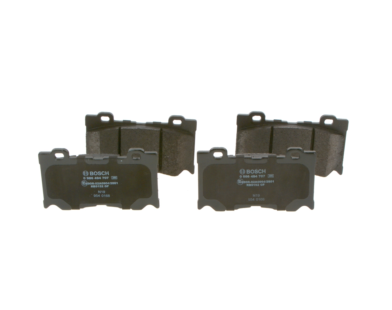 0986494707 Bosch Pastillas delanteras