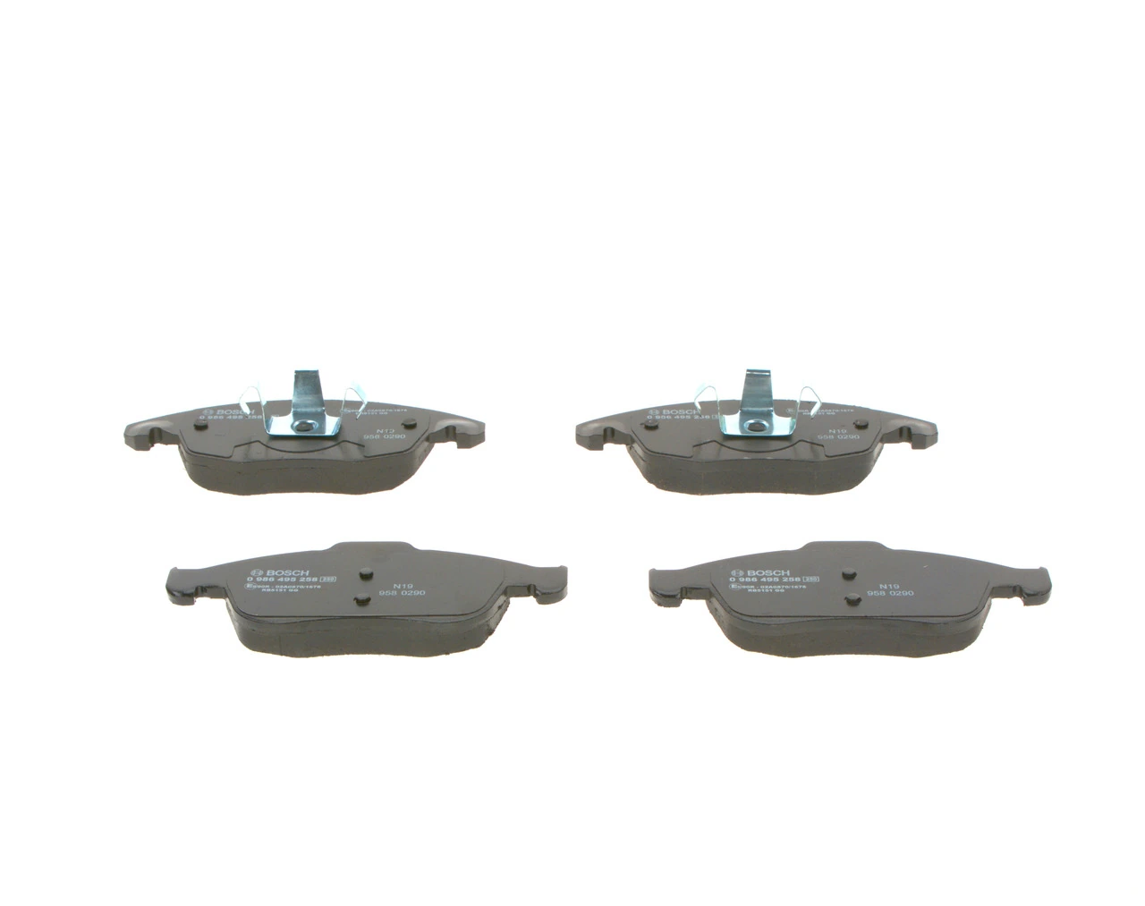Comprar 0986495258 Bosch Pastillas delanteras de freno