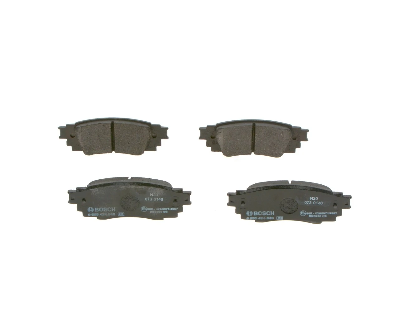 Pastillas traseras Bosch 0986424840