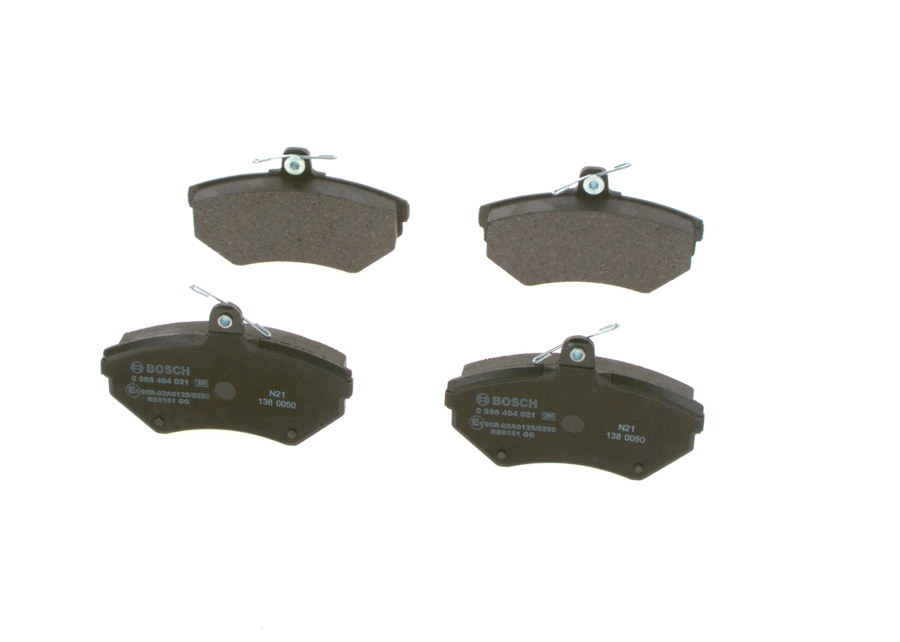 Comprar 0986494021 Bosch Pastillas delanteras de freno